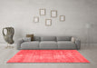 Modern Red Washable Rugs