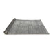 Sideview of Abstract Gray Modern Rug, abs824gry