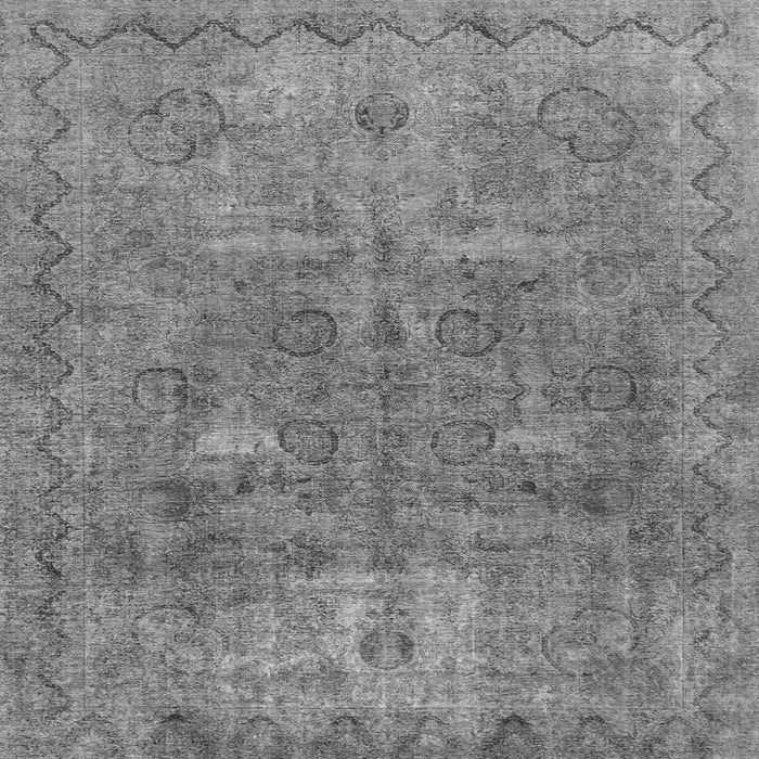 Square Machine Washable Abstract Gray Modern Rug, wshabs825gry