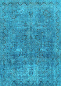 Abstract Light Blue Modern Rug, abs825lblu