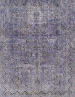 Machine Washable Abstract Lavender Purple Rug, wshabs825