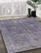 Abstract Lavender Purple Modern Rug in Family Room, abs825