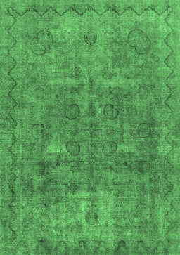 Abstract Emerald Green Modern Rug, abs825emgrn