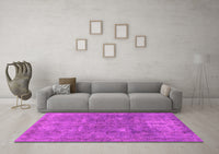 Machine Washable Abstract Pink Modern Rug, wshabs825pnk