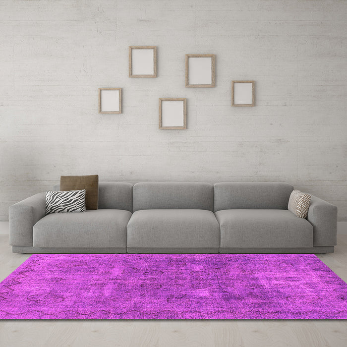 Machine Washable Abstract Pink Modern Rug in a Living Room, wshabs825pnk