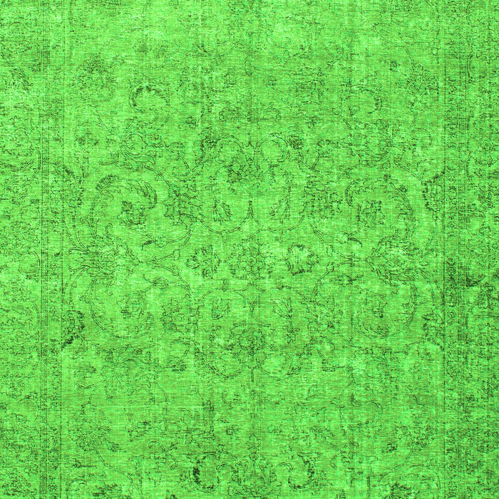 Machine Washable Abstract Green Modern Area Rugs, wshabs826grn