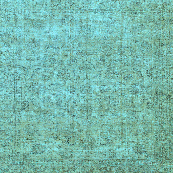 Square Abstract Light Blue Modern Rug, abs826lblu