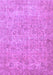 Machine Washable Abstract Purple Modern Area Rugs, wshabs826pur