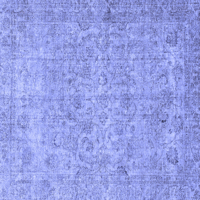 Square Machine Washable Abstract Blue Modern Rug, wshabs826blu