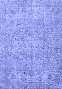 Abstract Blue Modern Rug, abs826blu