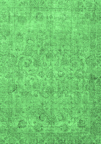 Abstract Emerald Green Modern Rug, abs826emgrn