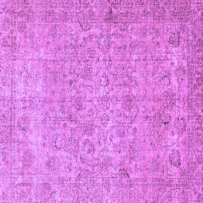Square Abstract Purple Modern Rug, abs826pur