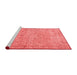 Modern Red Washable Rugs