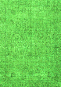 Abstract Green Modern Rug, abs826grn