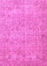 Machine Washable Abstract Pink Modern Rug, wshabs826pnk