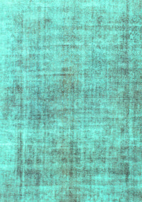 Abstract Turquoise Modern Rug, abs827turq