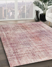 Abstract Purple Pink Modern Rug, abs827