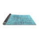 Sideview of Abstract Light Blue Modern Rug, abs827lblu