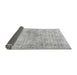 Sideview of Abstract Gray Modern Rug, abs827gry