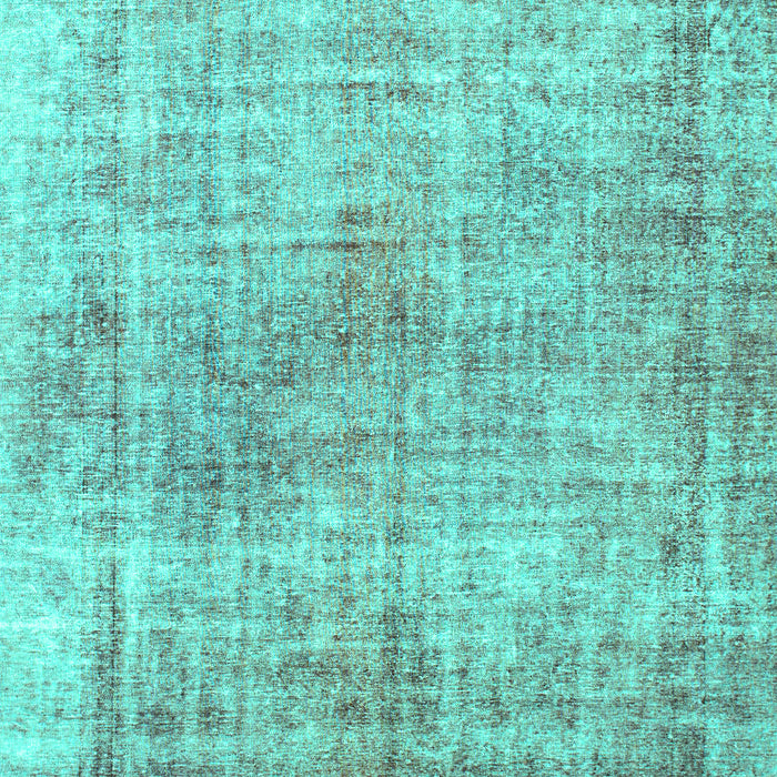 Machine Washable Abstract Turquoise Modern Area Rugs, wshabs827turq