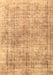 Abstract Brown Modern Rug, abs827brn