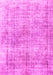 Machine Washable Abstract Pink Modern Rug, wshabs827pnk