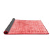 Abstract Red Modern Area Rugs