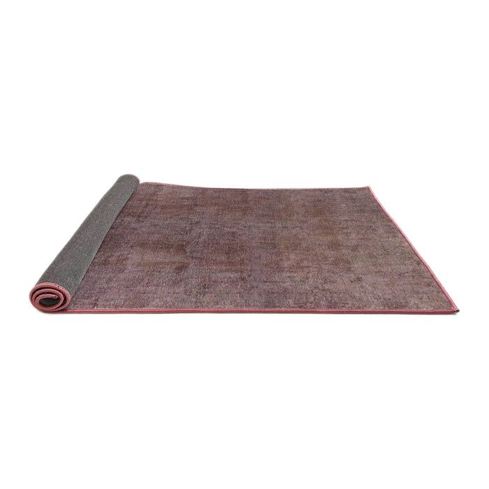 Sideview of Abstract Pink Modern Rug, abs828