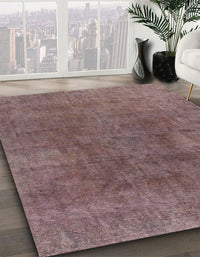 Abstract Pink Modern Rug, abs828