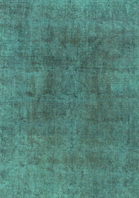 Abstract Turquoise Modern Rug, abs828turq