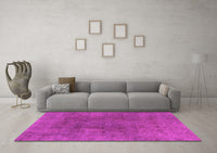 Machine Washable Abstract Pink Modern Rug, wshabs828pnk