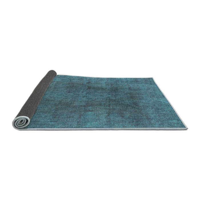 Sideview of Abstract Light Blue Modern Rug, abs828lblu