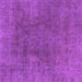 Square Abstract Purple Modern Rug, abs828pur