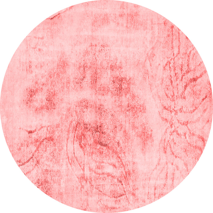 Abstract Red Modern Rug, abs829red
