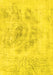 Machine Washable Abstract Yellow Modern Rug, wshabs829yw