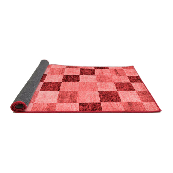 Checkered Red Modern Area Rugs
