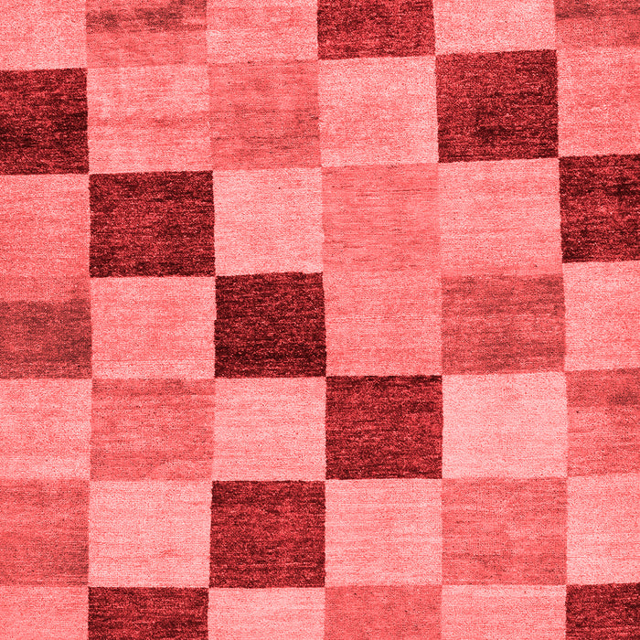Checkered Red Modern Area Rugs