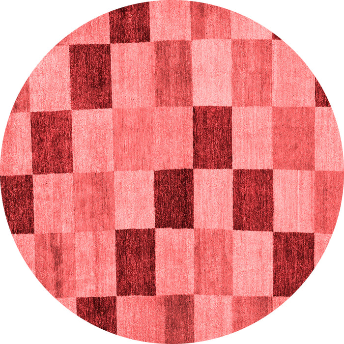 Checkered Red Modern Rug, abs82red