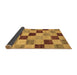 Sideview of Checkered Brown Modern Rug, abs82brn