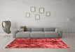 Modern Red Washable Rugs