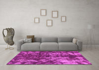 Machine Washable Abstract Pink Modern Rug, wshabs830pnk