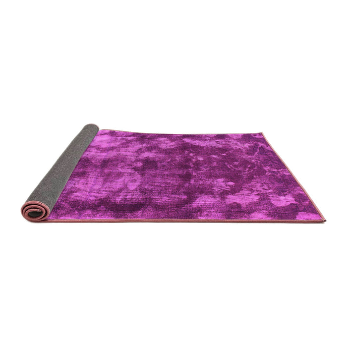 Sideview of Abstract Pink Modern Rug, abs830pnk