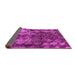 Sideview of Abstract Pink Modern Rug, abs830pnk