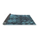 Sideview of Abstract Light Blue Modern Rug, abs830lblu