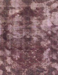 Machine Washable Abstract Velvet Maroon Purple Rug, wshabs830