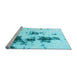 Sideview of Machine Washable Abstract Light Blue Modern Rug, wshabs831lblu