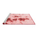 Modern Red Washable Rugs