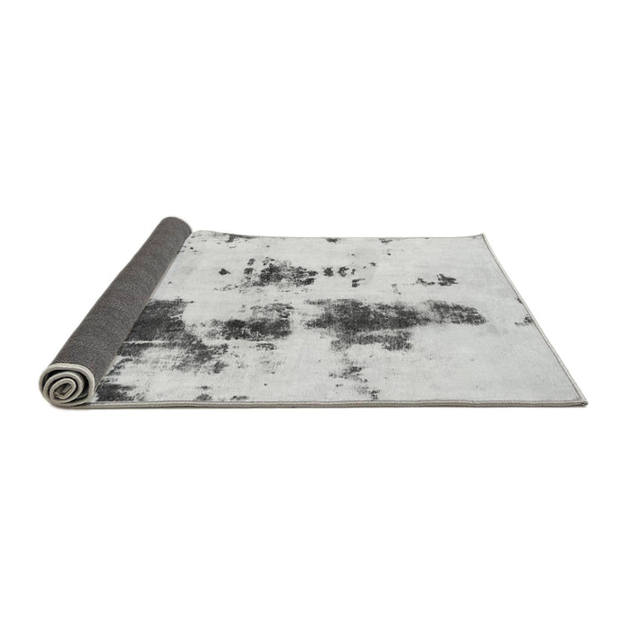 Sideview of Abstract Gray Modern Rug, abs831gry