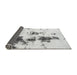 Sideview of Abstract Gray Modern Rug, abs831gry