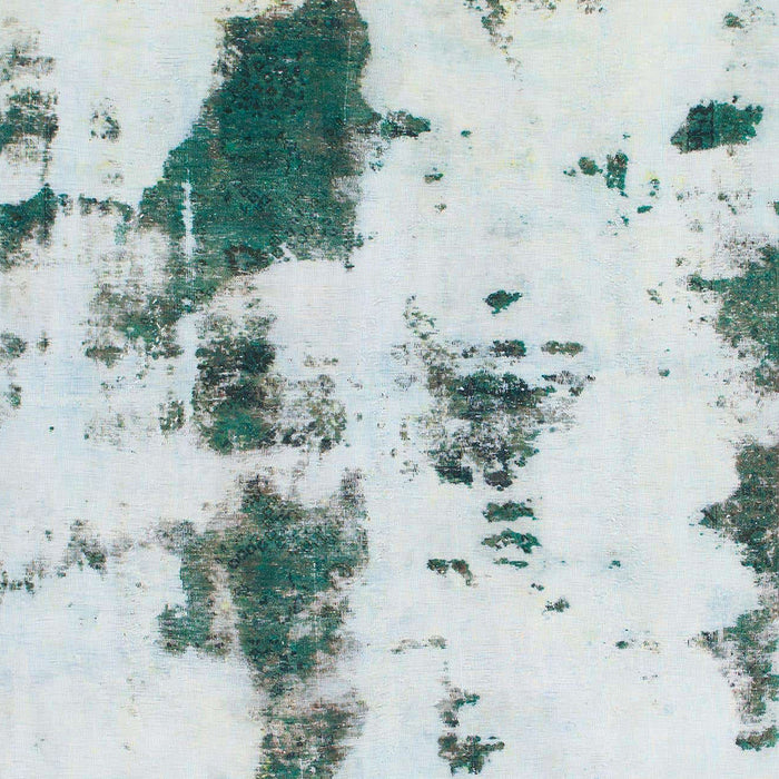 Abstract Dark Sea Green Modern Rug, abs831